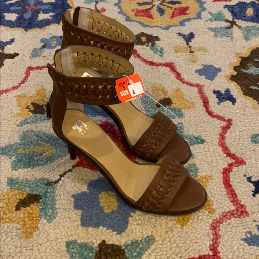 Joe’s Brown Leather Sandals